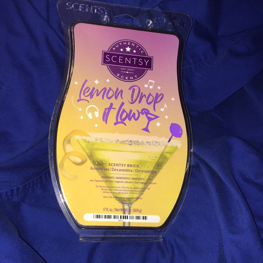 Lemon Drop It Low Scentsy Brick